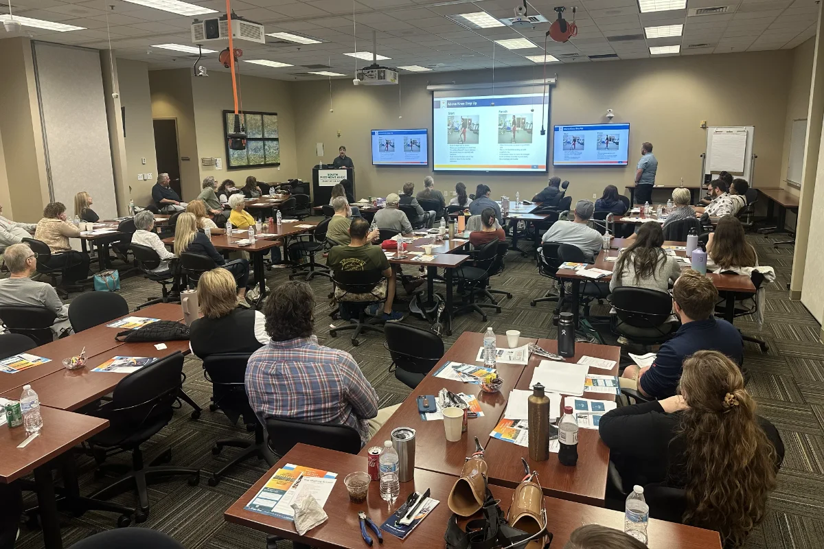 AWS classroom session with full group attending